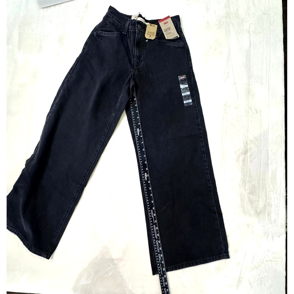 Levi's '94 Baggy Wide Leg Jeans 25 x 31 • NWT • Black Denim • Mid Rise - Picture 7 of 8